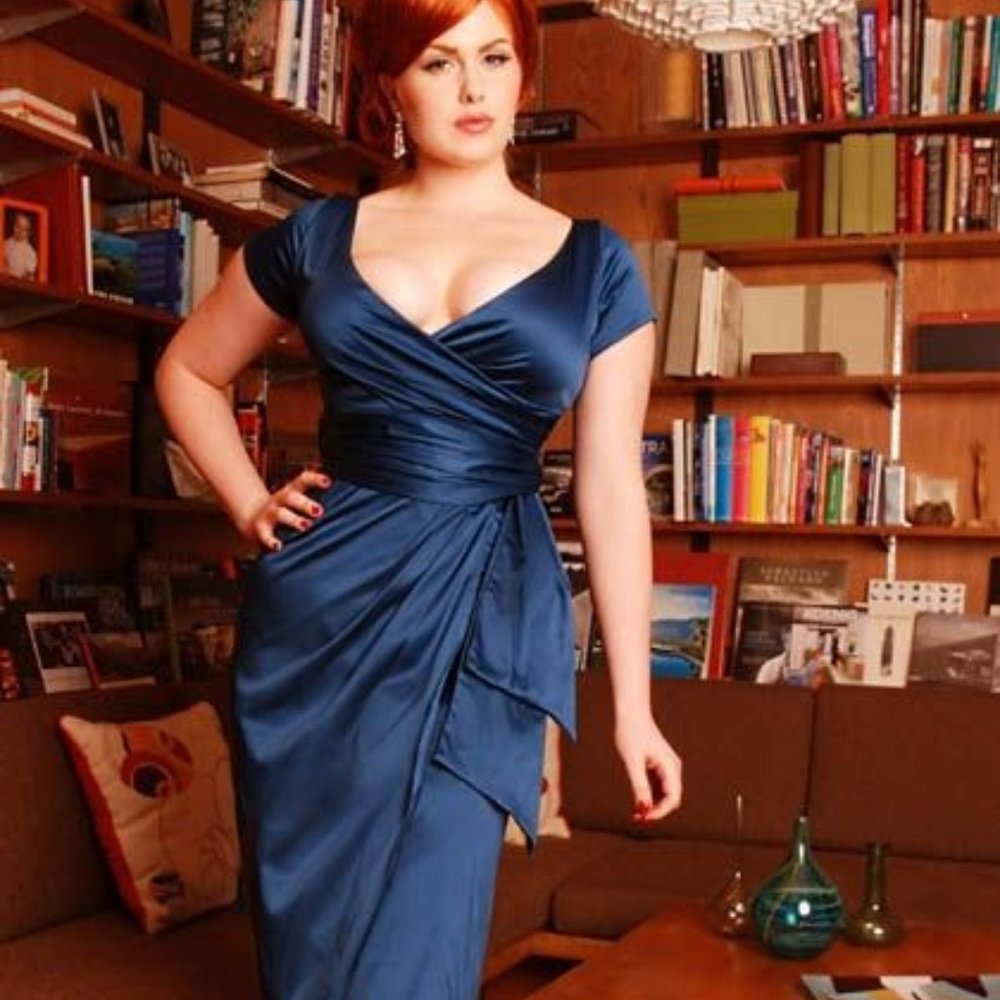Pinup Girl Couture - Ava Dress Wrap - Teal